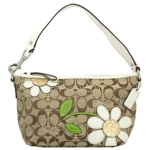 COACH Bleeker Daisy Appliqué Purse Handbag F14273
